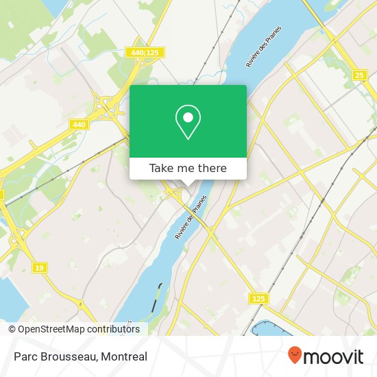 Parc Brousseau map