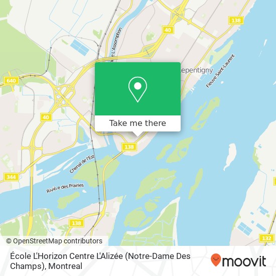 École L'Horizon Centre L'Alizée (Notre-Dame Des Champs) map