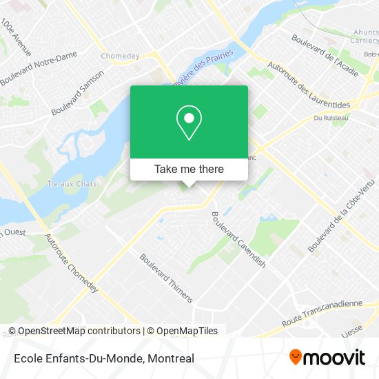 Ecole Enfants-Du-Monde map