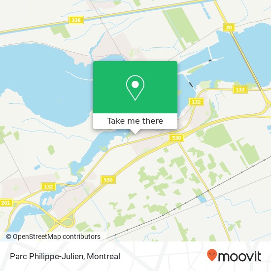 Parc Philippe-Julien map