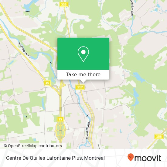 Centre De Quilles Lafontaine Plus map
