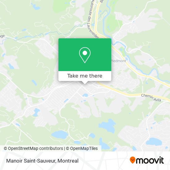 Manoir Saint-Sauveur map