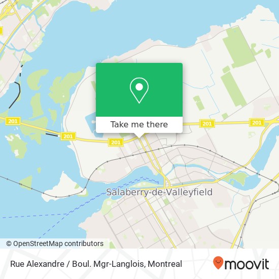 Rue Alexandre / Boul. Mgr-Langlois map