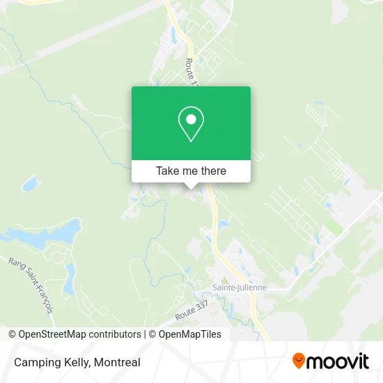 Camping Kelly map