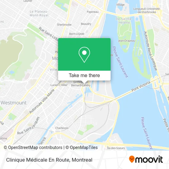 Clinique Médicale En Route map