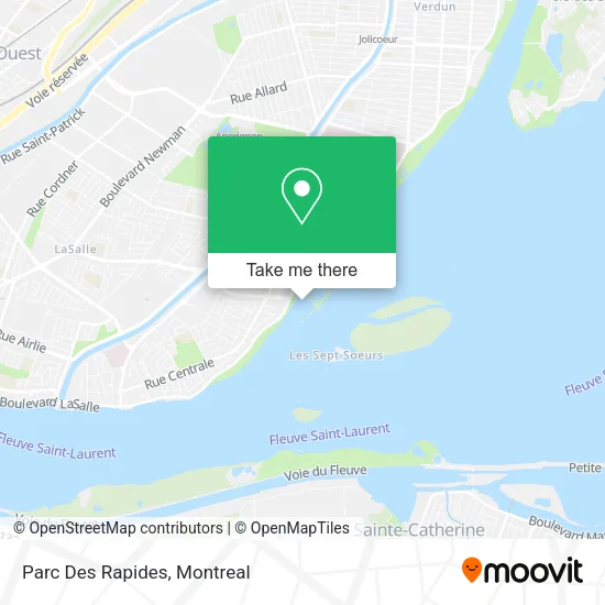 Parc Des Rapides map