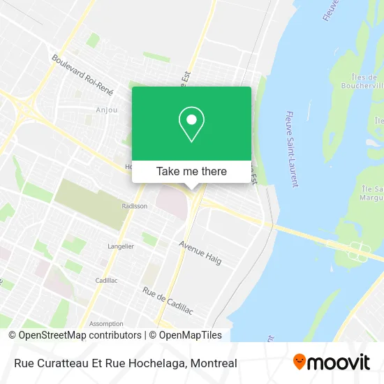 Rue Curatteau Et Rue Hochelaga map