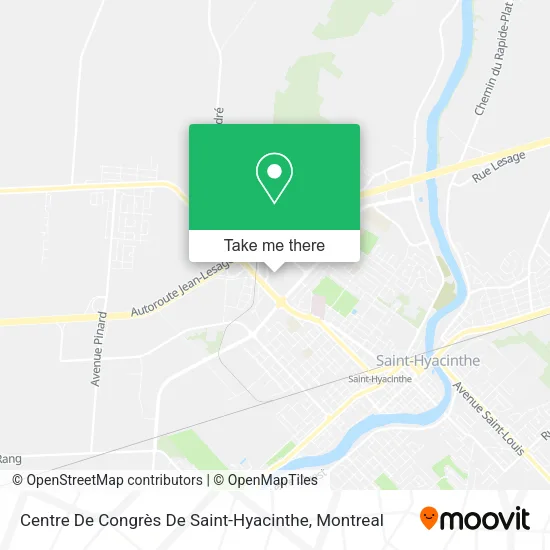 Centre De Congrès De Saint-Hyacinthe map