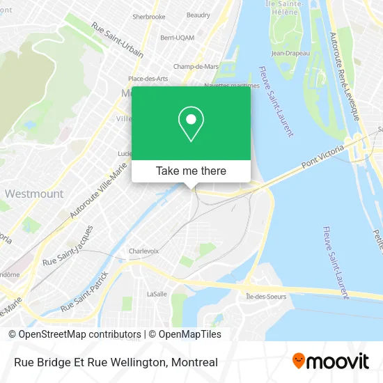 Rue Bridge Et Rue Wellington map