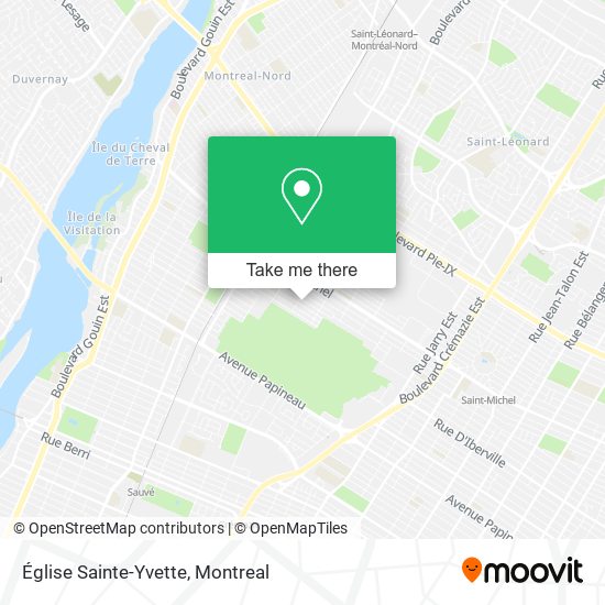 Église Sainte-Yvette map