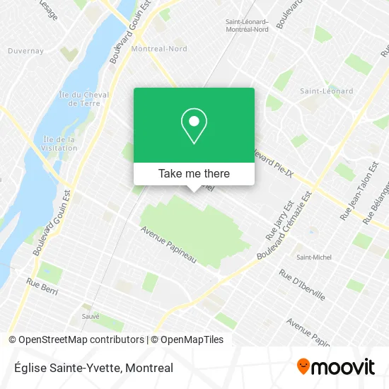 Église Sainte-Yvette map