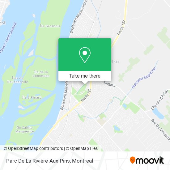Parc De La Rivière-Aux-Pins map