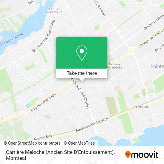 Carrière Meloche (Ancien Site D'Enfouissement) map