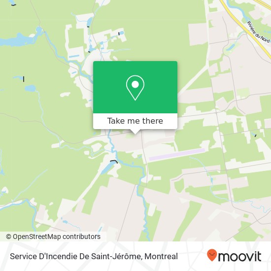 Service D'Incendie De Saint-Jérôme map