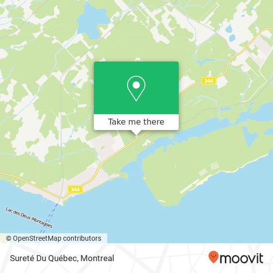 Sureté Du Québec map