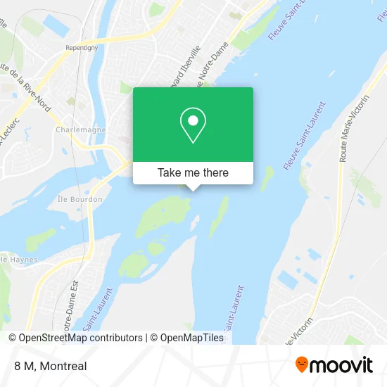 8 M map