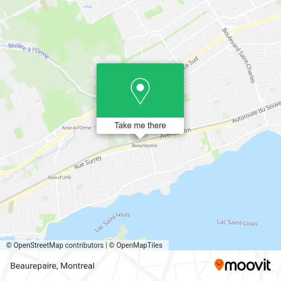 Beaurepaire map