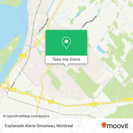 Esplanade Alarie-Simoneau map