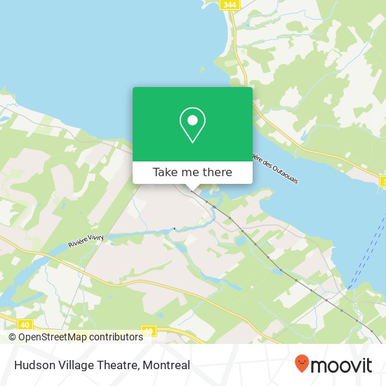 Hudson Village Theatre map