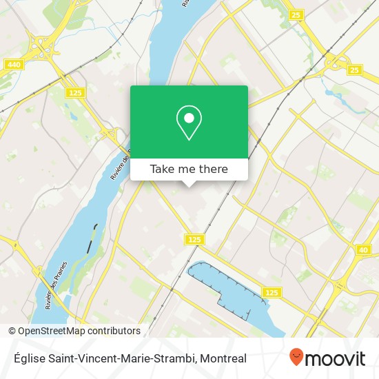 Église Saint-Vincent-Marie-Strambi map