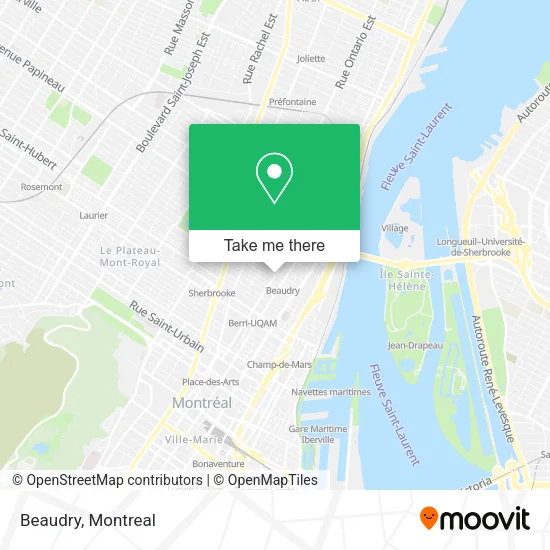 Beaudry map