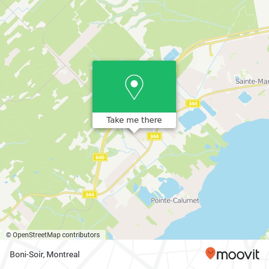 Boni-Soir map