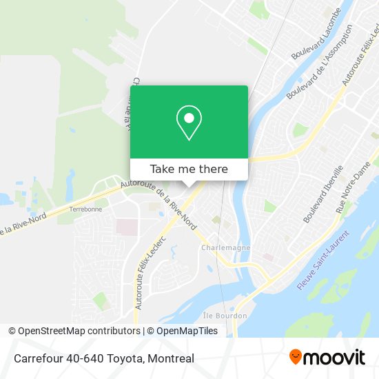 Carrefour 40-640 Toyota map