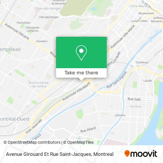Avenue Girouard Et Rue Saint-Jacques map
