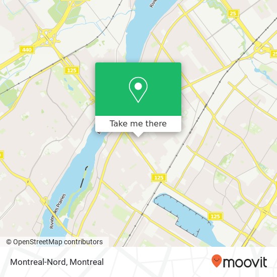 Montreal-Nord map