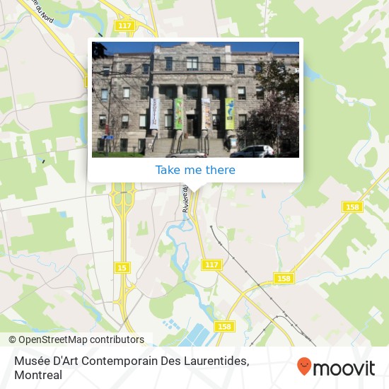 Musée D'Art Contemporain Des Laurentides map