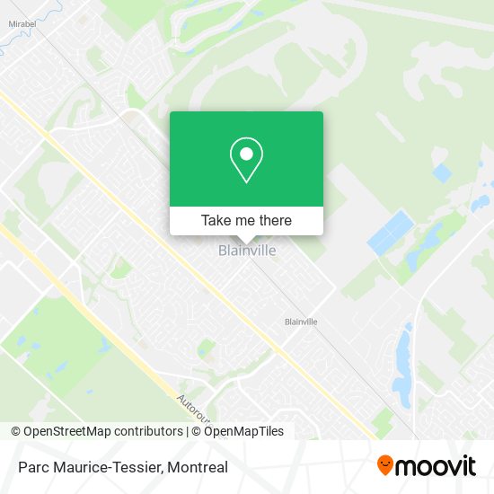 Parc Maurice-Tessier map