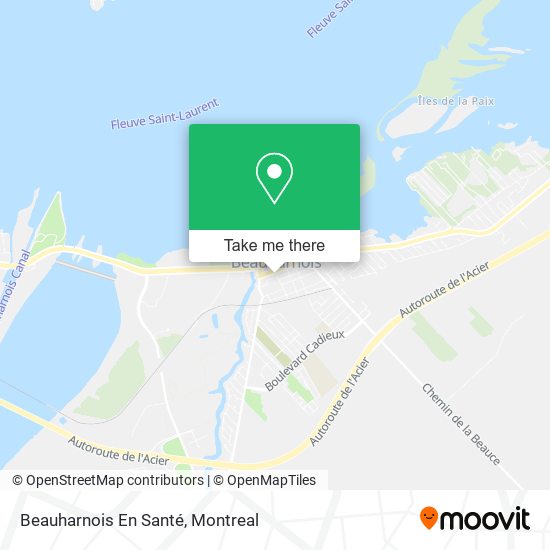 Beauharnois En Santé map