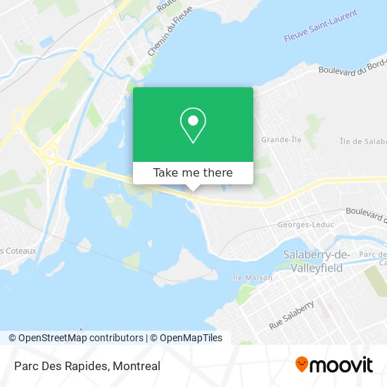 Parc Des Rapides map