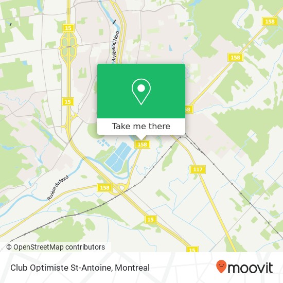 Club Optimiste St-Antoine map