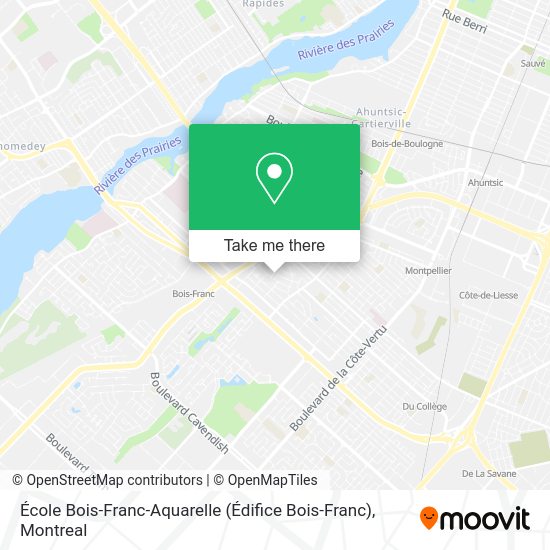 École Bois-Franc-Aquarelle (Édifice Bois-Franc) map