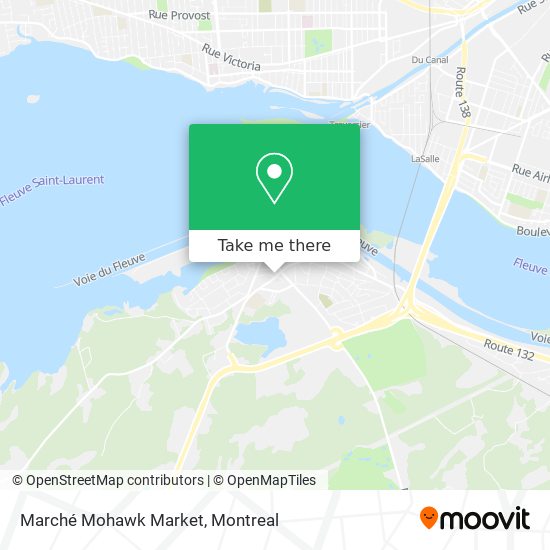 Marché Mohawk Market map