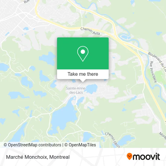 Marché Monchoix map