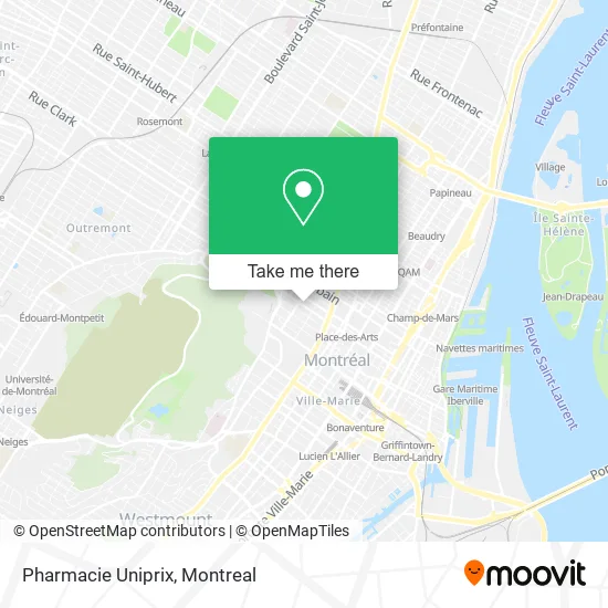 Pharmacie Uniprix map