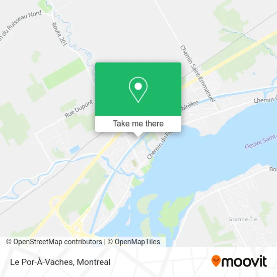 Le Por-À-Vaches map
