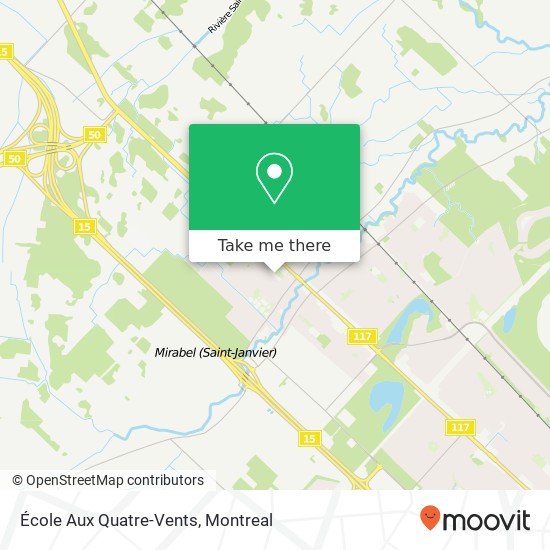 École Aux Quatre-Vents map