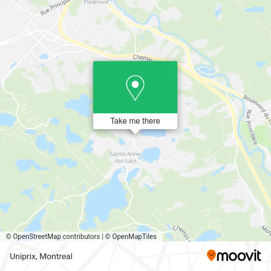 Uniprix map