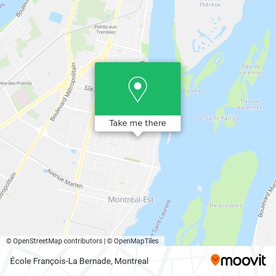École François-La Bernade map