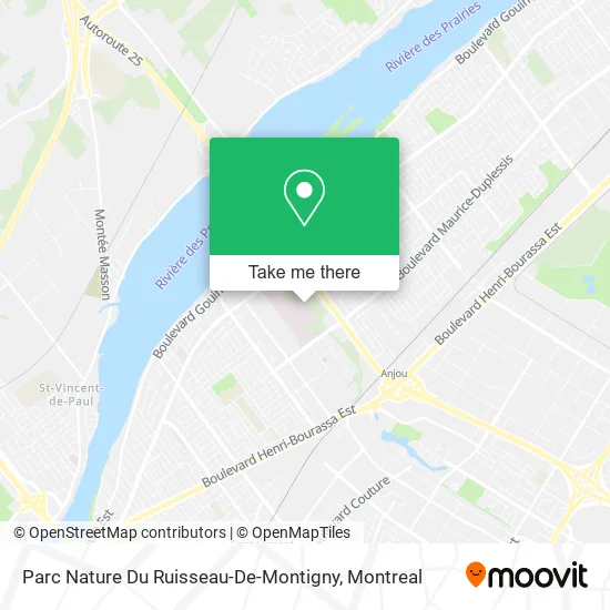 Parc Nature Du Ruisseau-De-Montigny map