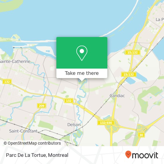 Parc De La Tortue map