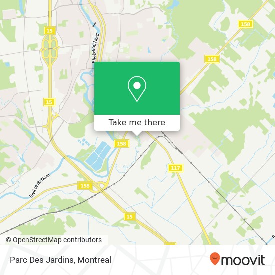 Parc Des Jardins map