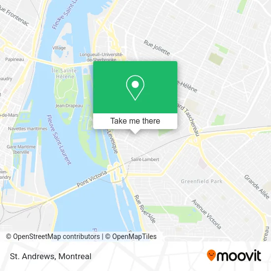 St. Andrews map
