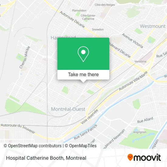 Hospital Catherine Booth map