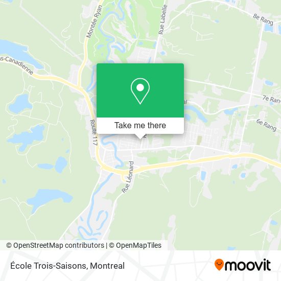 École Trois-Saisons map