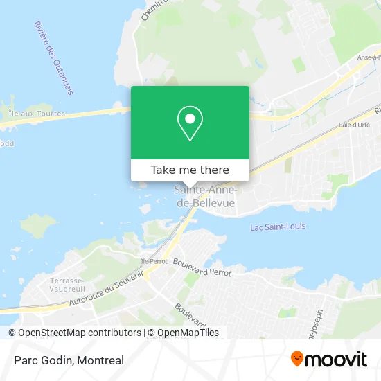 Parc Godin map