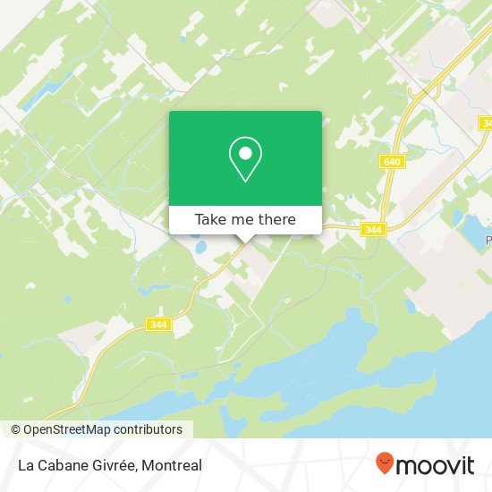 La Cabane Givrée map